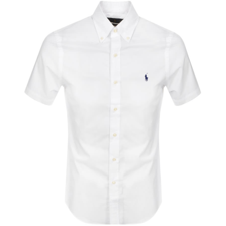 Alternative Image for ProductRalph Lauren Custom Fit Short Sleeve Shirt White1